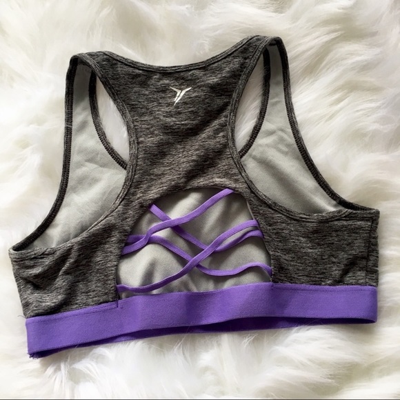 ✨3/$25 Strappy Back Old Navy Go-Dry Sports Bra - Picture 1 of 3
